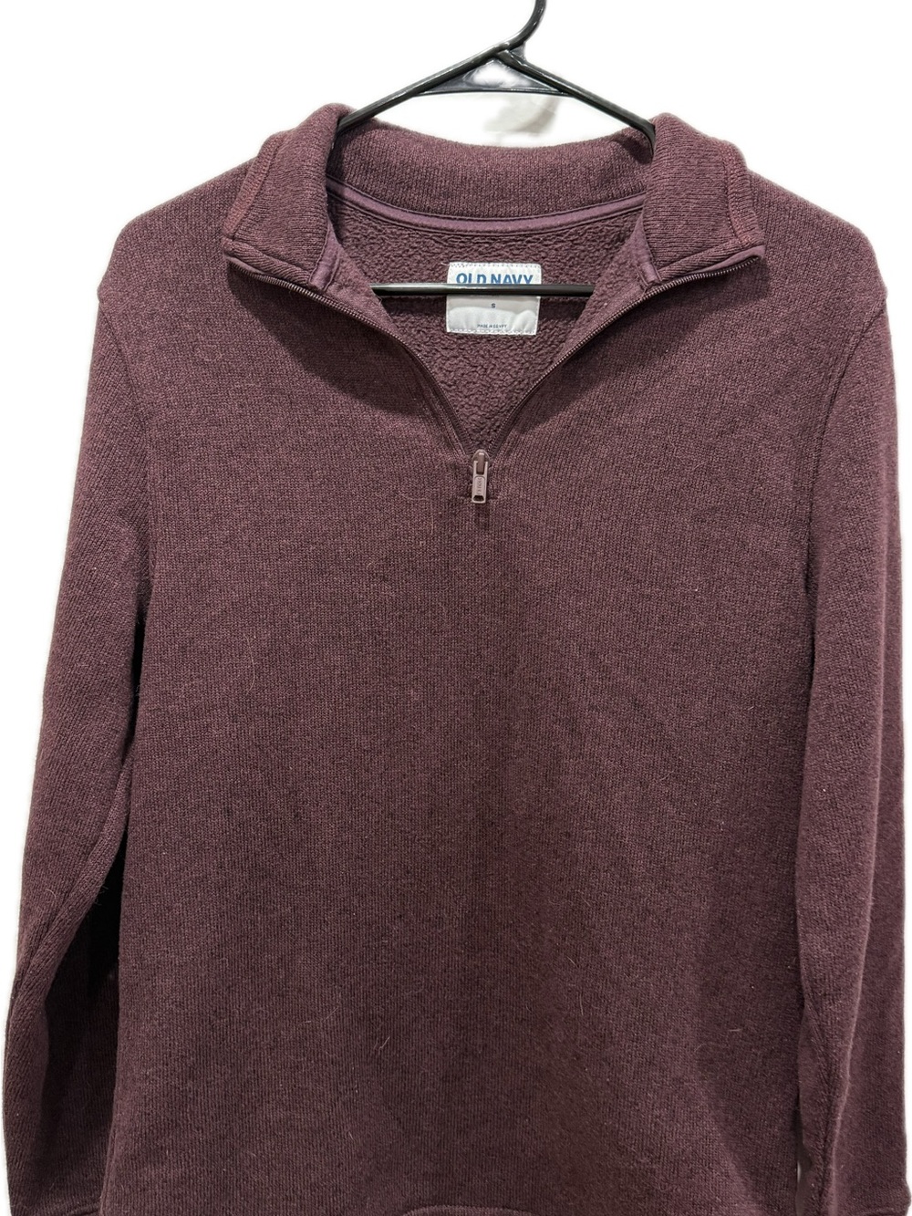 Old Navy Men's Half-Zip Sweater - Maroon